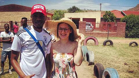 Morolong Mokoena und Wiete Schultheiß.