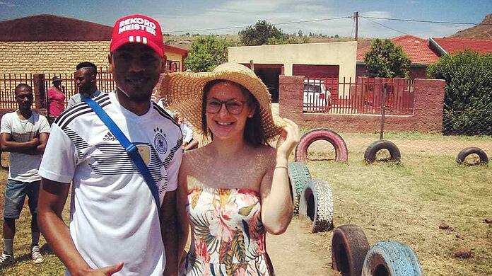 Morolong Mokoena und Wiete Schultheiß.