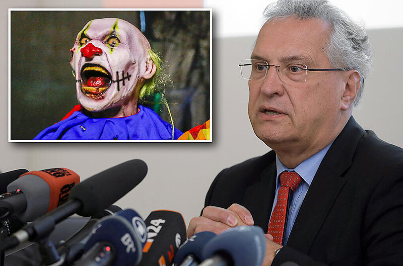 Will Grusel-Clowns hart bestrafen: Joachim Herrmann
