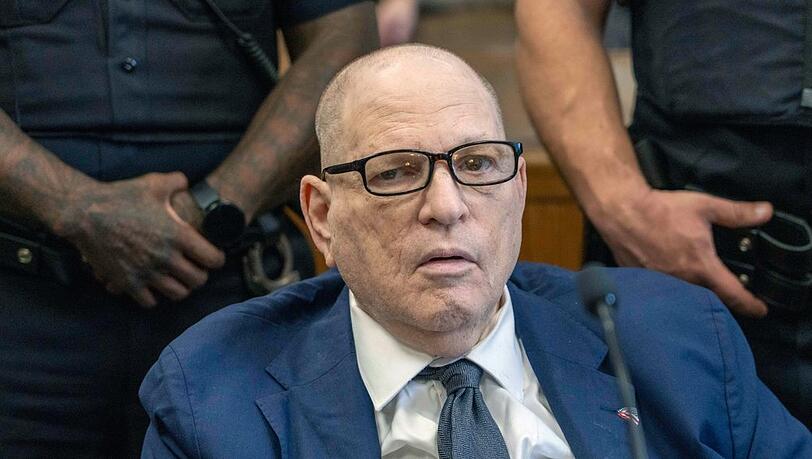 Der schwer gezeichnete Harvey Weinstein am Donnerstag vor Gericht. Der schwer gezeichnete Harvey Weinstein am Donnerstag vor Gericht.