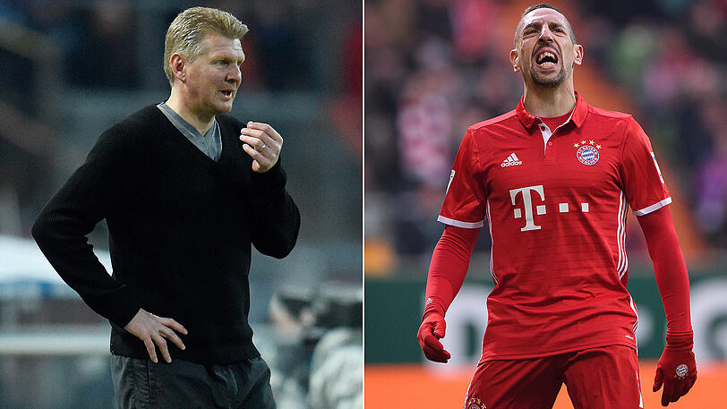 Stefan Effenberg (links) und Franck Ribéry.