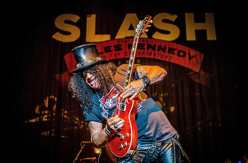 Slash, der berühmte Gitarrist der Guns N' Roses.