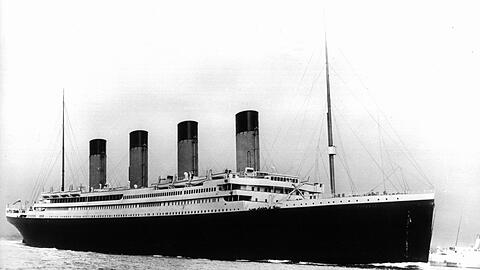 Die überreste des gesunkenen Luxusdampfers "Titanic" liegen in rund 3800 Metern Tiefe (undatiertes Archivfoto).