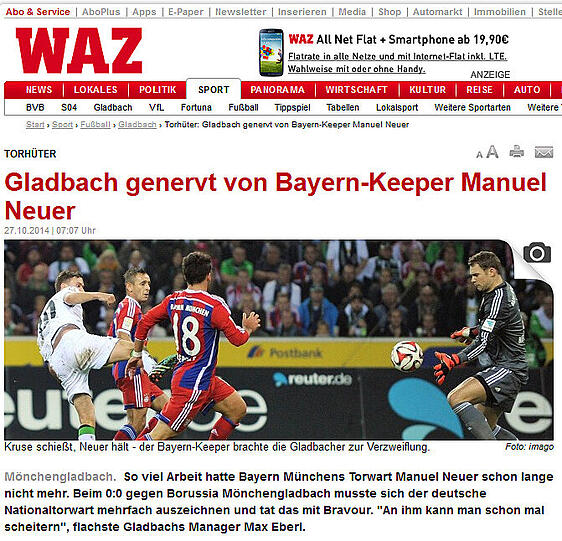 Die Pressestimmen zum Spiel.