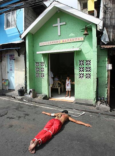 Die Bilder von den blutigen Passionsspielen auf den Philippinen.