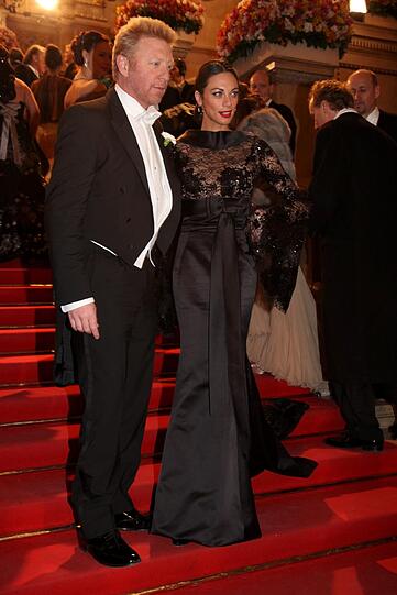 Boris Becker und seine Lilly beim Wiener Opernball