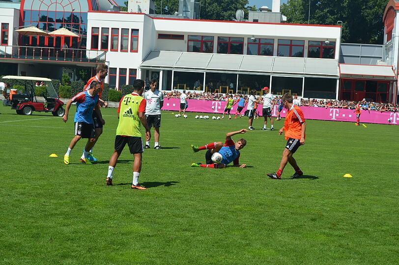 Die weiteren Bilder vom Mittwochstraining an der Säbener Straße.