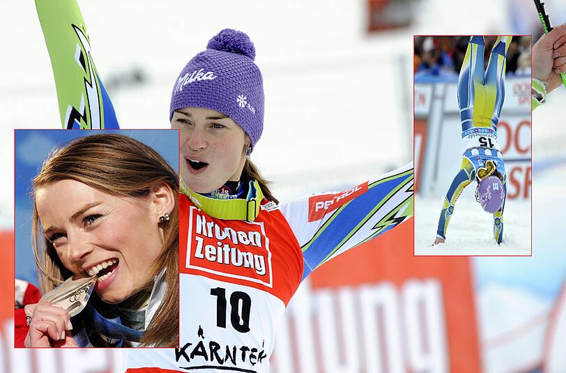 Fährt Tina Maze, sexy Ski-Ass aus Slowenien, künftig ohne Unterhöschen? Mal sehen! Die AZ zeigt die besten Bilder der schönen Tina und der anderen sexy Ski-Asse - zum Durchklicken!