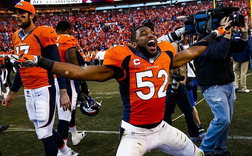 Wesley Woodyard trifft im Superbowl mit den Denver Broncos auf die Seattle Seahawks.