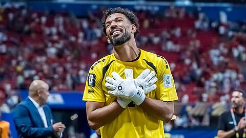 Kap Verdes Keeper Vozinha nach dem WM-Spiel gegen Spanien.