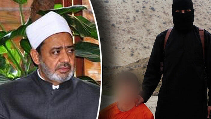 Kreuzigen und verstümmeln: Der hochangesehene Großmufti Ahmed al-Tajib fodert, man solle die ISIS-Terroristen auf gleiche Weise bestrafen. Kreuzigen und verstümmeln: Der hochangesehene Großmufti Ahmed al-Tajib fodert, man solle die ISIS-Terroristen auf gleiche Weise bestrafen.