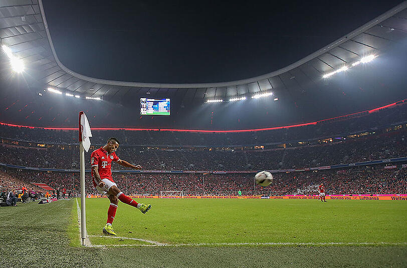 Blick in die Allianz Arena - während des Bayern-Heimspiels gegen Hertha BSC.