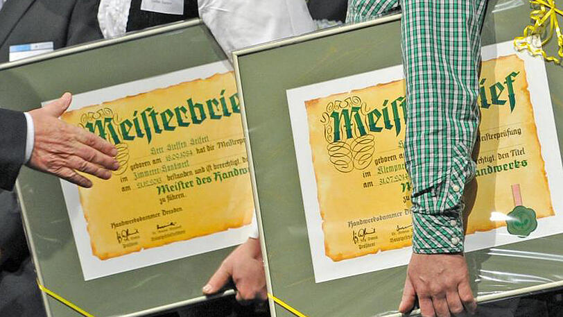 Das deutsche Handwerk muss nach Angaben von EU-Kommissionsvize Katainen nicht fürchten, dass Brüssel am Meisterbrief rüttelt.