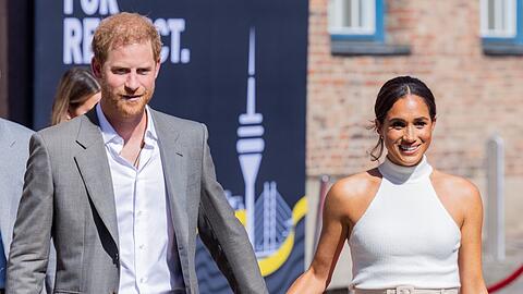 Prinz Harry, Herzog von Sussex, und seine Frau Meghan Markle in Düsseldorf.