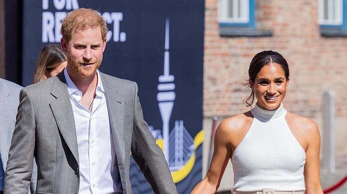 Prinz Harry, Herzog von Sussex, und seine Frau Meghan Markle in Düsseldorf.