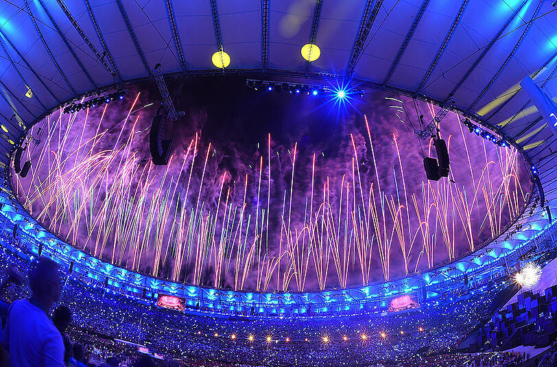 Beeindruckende Eröffnungsfeier der Olympischen Spiele in Rio. Die Bilder aus dem Maracana-Stadion.