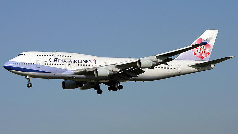 Das Schlusslicht im Ranking: China Airlines aus Taiwan.