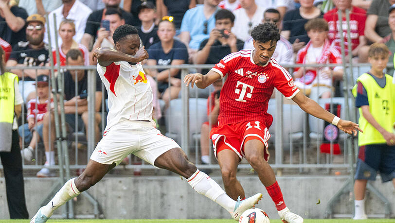 Traf für den FC Bayern zum 2:1: Nathaniel Brown. Traf für den FC Bayern zum 2:1: Nathaniel Brown.