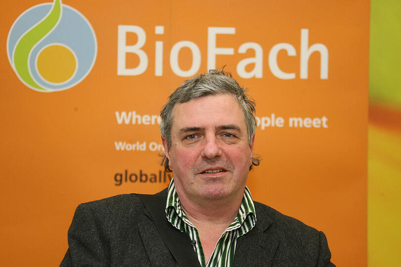 Hubert Rottner erfand in den 80er Jahren die Bio-Messe. Jetzt will er die Nürnberger von der Öko-Idee begeistern.