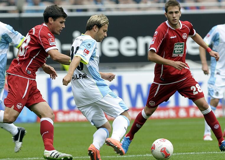 Löwen-Profi Daniel Halfar bei seiner Rückkehr auf dem Betzenberg