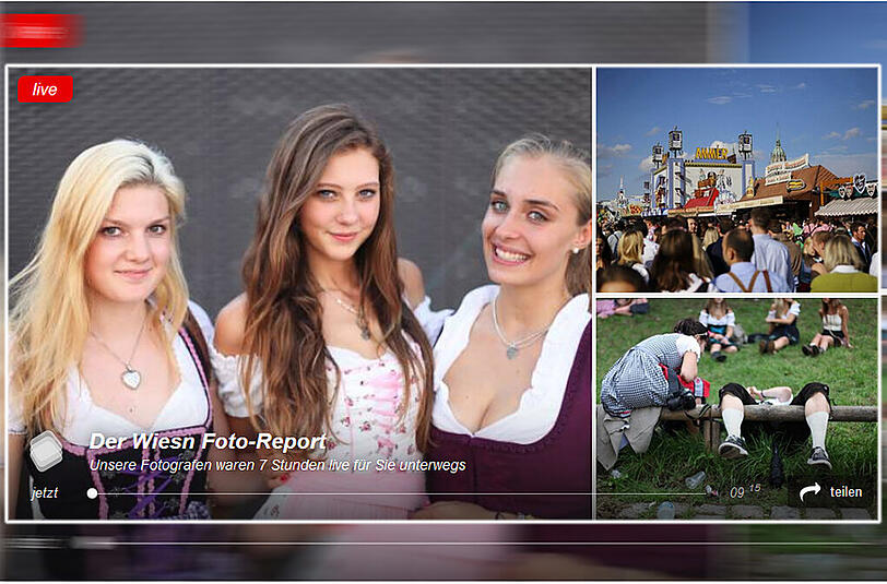 Die besten Bilder vom Wiesn-Auftakt in der Fotoreportage.