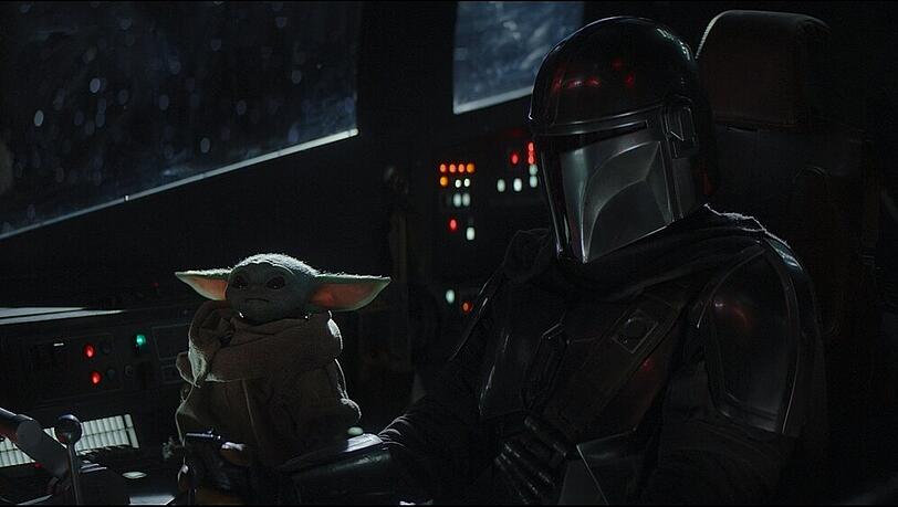 Ein ungleiches Gespann: Kopfgeldjäger Din Djarin (Pedro Pascal) und "Das Kind" Ein ungleiches Gespann: Kopfgeldjäger Din Djarin (Pedro Pascal) und "Das Kind"