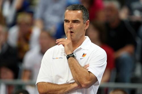 Hält große Stücke auf den Bamberger "Spätzünder" Tadda: Bundestrainer Dirk Bauermann.
