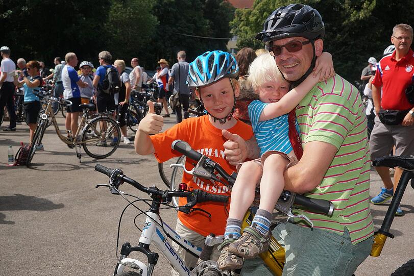 Weitere Bilder der BR-Radltour durch München.
