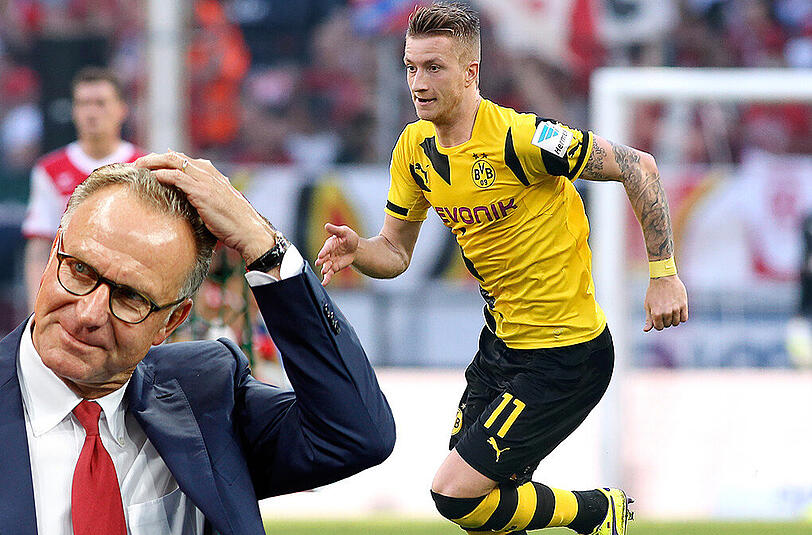 Kopfzerbrechen wegen einem möglichen Transfer von Marco Reus? Bayerns Vorstandsboss Karl-Heinz Rummenigge.