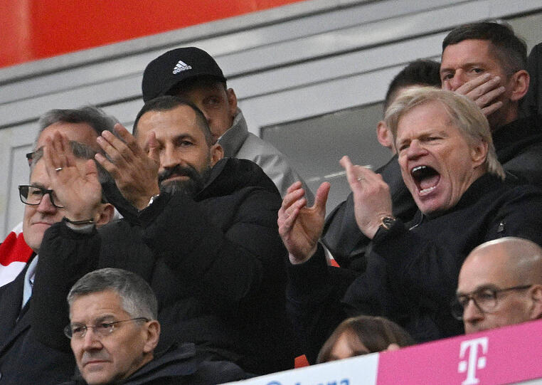 Boss-Jubel von Salihamidzic (l.) und Kahn gegen Dortmund.