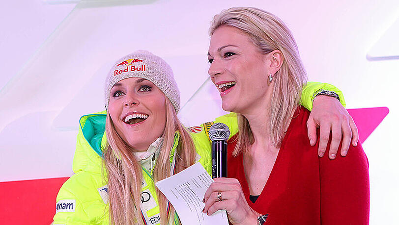 Haben bei Gelegenheit immer noch viel Spaß miteinander: Maria Höfl-Riesch und ihre ehemalige Rivalin Lindsey Vonn. Haben bei Gelegenheit immer noch viel Spaß miteinander: Maria Höfl-Riesch und ihre ehemalige Rivalin Lindsey Vonn.