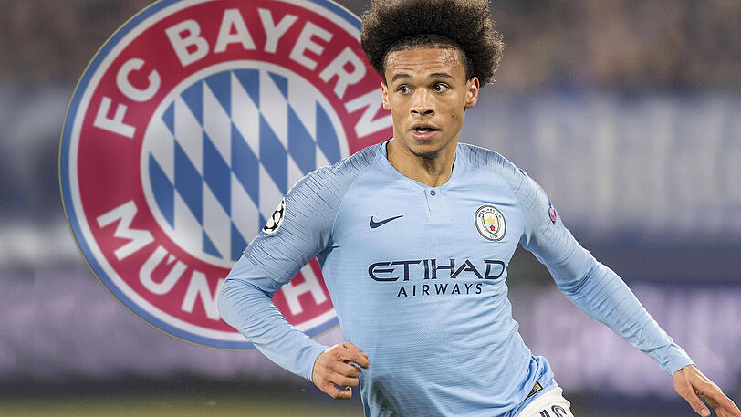 Wird vom FC Bayern umworben: Leroy Sané von Manchester City.
