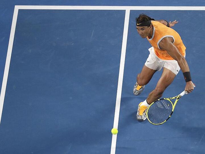 Rafael Nadal hatte im Viertelfinale keine Mühe mit Francis Tiafoe.