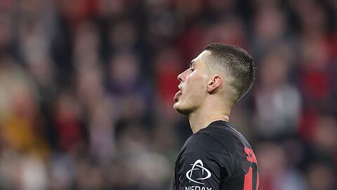 Leverkusens Patrik Schick in der Partie gegen Olympiakos Pir&auml;us.