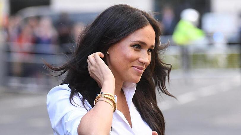 Herzogin Meghan beim Launch ihrer Modekollektion in London