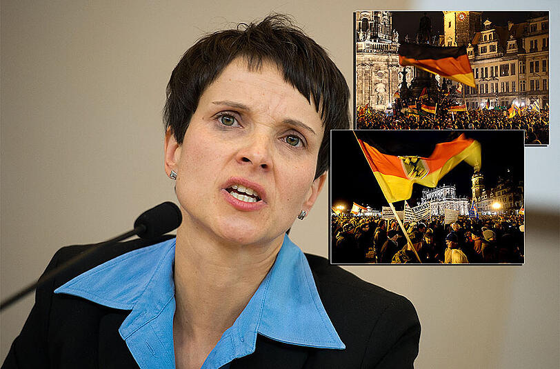 AfD und Pegida: Trotz inhaltlicher Übereinstimmungen soll weiter auf getrennten Ebenen gewirkt werden.