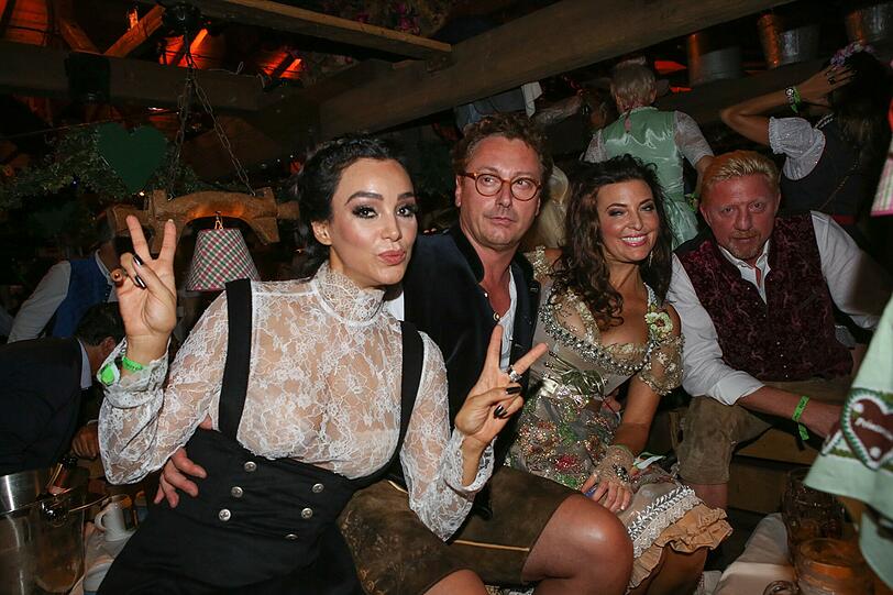 Verona Pooth, Bernhard Fritsch, Kaydee Cox und Boris Becker