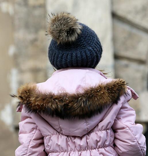 Das jüngste Model (7) trägt Marderhund.