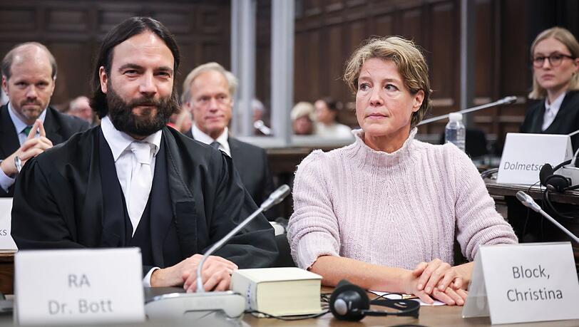 Christina Block ist angeklagt, die Entführung ihrer Kinder in Auftrag gegeben zu haben. Christina Block ist angeklagt, die Entführung ihrer Kinder in Auftrag gegeben zu haben.