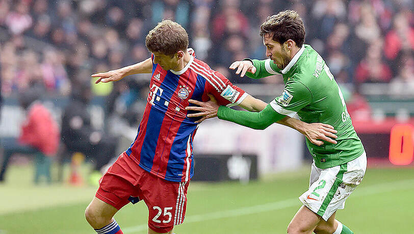 Thomas Müller steht auch dieses Mal wieder gegen Werder Bremen in der Startelf. Thomas Müller steht auch dieses Mal wieder gegen Werder Bremen in der Startelf.