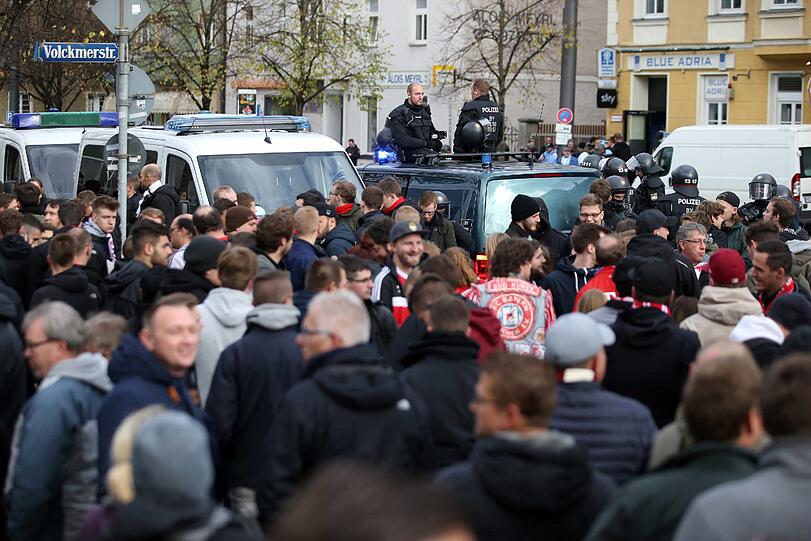 Impressionen vor dem Derby.