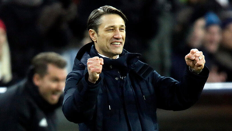 Erleichtert: Bayern-Trainer Niko Kovac nach dem Sieg gegen Benfica Lissabon.