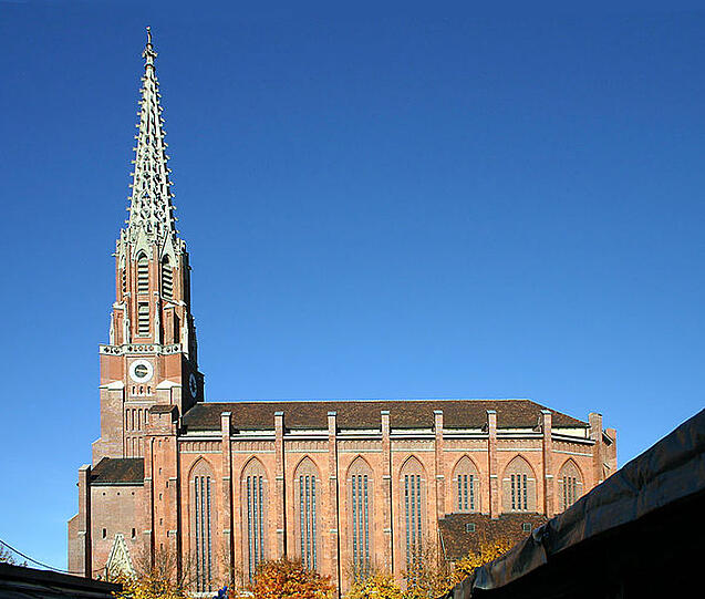 Die Mariahilfkirche in der Au.