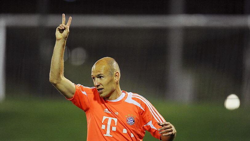 Bayern-Star Arjen Robben. Bayern-Star Arjen Robben.