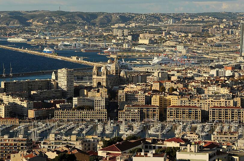Die französische Metropole Marseille. Die derzeitige Kulturhauptstadt ist jedoch gebeutelt von bandenkriminalität und Mordanschlägen.