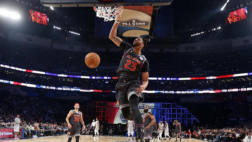 Anthony Davis stellte in New Orleans einen neuen Rekord auf. Anthony Davis stellte in New Orleans einen neuen Rekord auf.