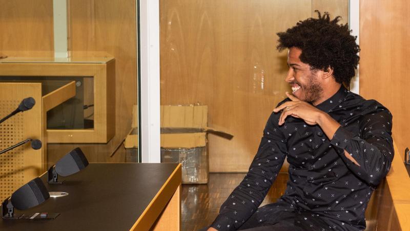 Caiuby da Silva sitzt im Amtgericht auf der Anklagebank. Foto: Stefan Puchner Caiuby da Silva sitzt im Amtgericht auf der Anklagebank. Foto: Stefan Puchner