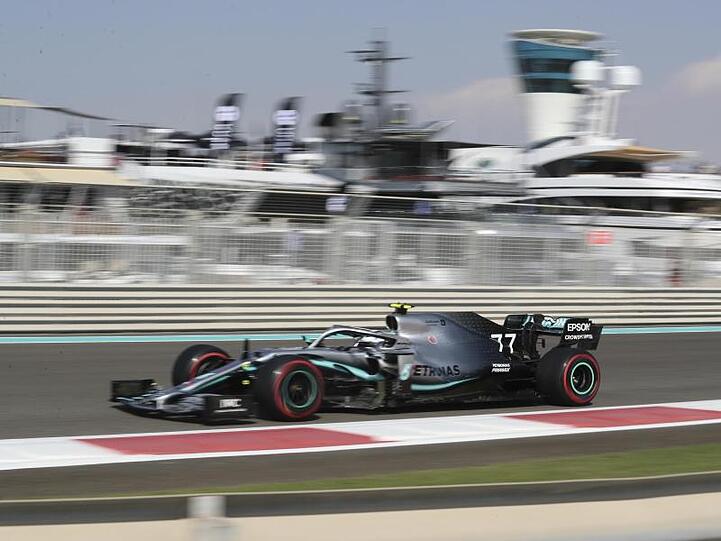 Fuhr beim Training zum Rennen in Abu Dhabi Bestzeit: Valtteri Bottas vom Team Mercedes.