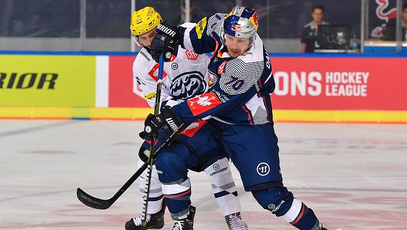 Hart umkämpft, hart erkämpft: Der EHC Red Bull München um Maximilian Daubner setzt sich mit 3:0 gegen Ambri-Piotta durch. Hart umkämpft, hart erkämpft: Der EHC Red Bull München um Maximilian Daubner setzt sich mit 3:0 gegen Ambri-Piotta durch.