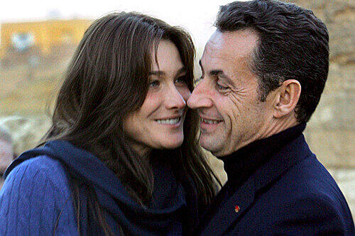Carla Bruni und Nicolas Sarkozy - hier bei einem Aufenthalt in Ägypten